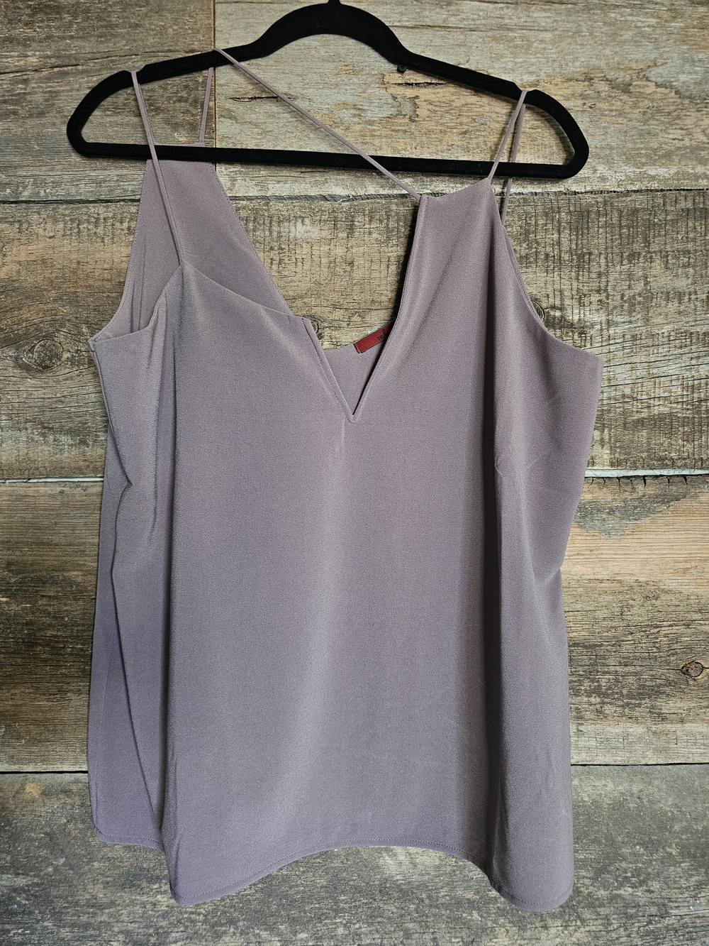 Women's V-Neck Lavender Cami with Thin Straps